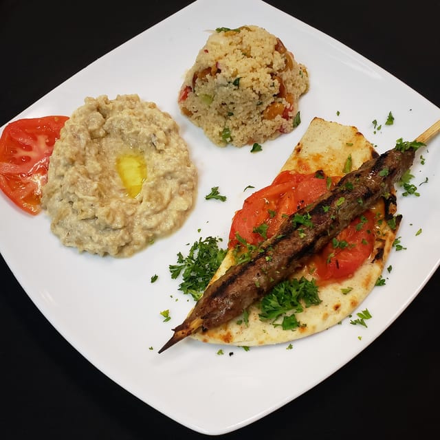 Lamb Kefta Lunch.