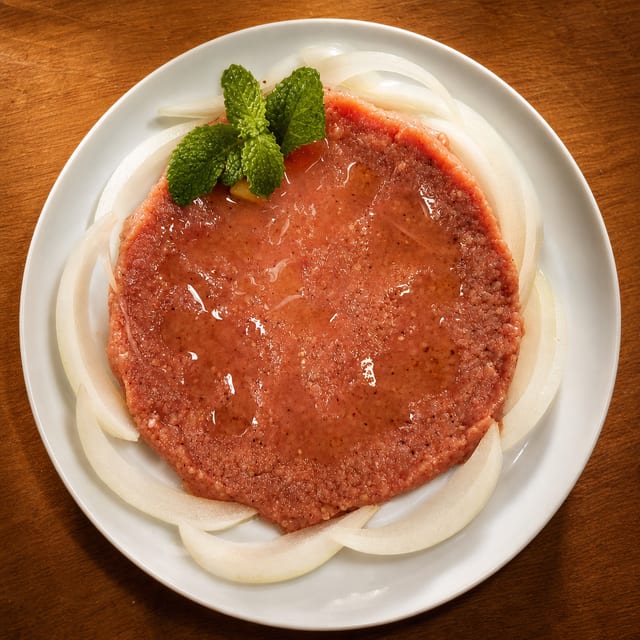 Kibbeh Nayyeh.